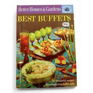 Best Buffets Cookbook 1963 Hardcover Better Homes & Gardens 1st Printing Retro